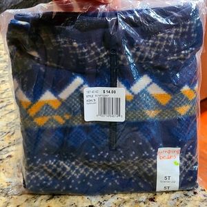 NEW Boys 5T Jumping Beans Quarter-Zip Microfleece Sweatshirt